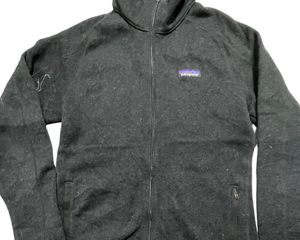 Patagonia Dark Grey Full-Zip Fleece Jacket