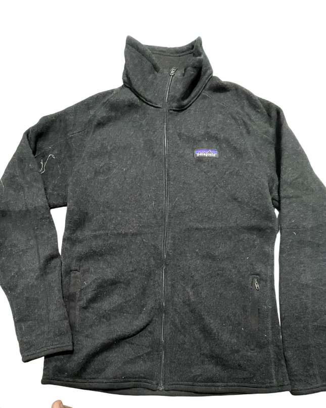 Patagonia Dark Grey Full-Zip Fleece Jacket
