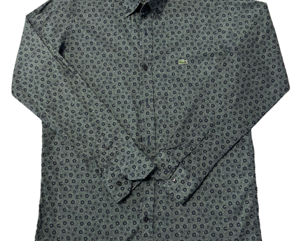 Lacoste Green Floral Slim Fit Shirt