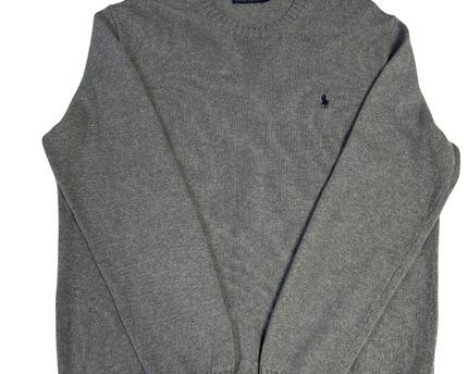 Polo Ralph Lauren Grey Crewneck Knit Sweater