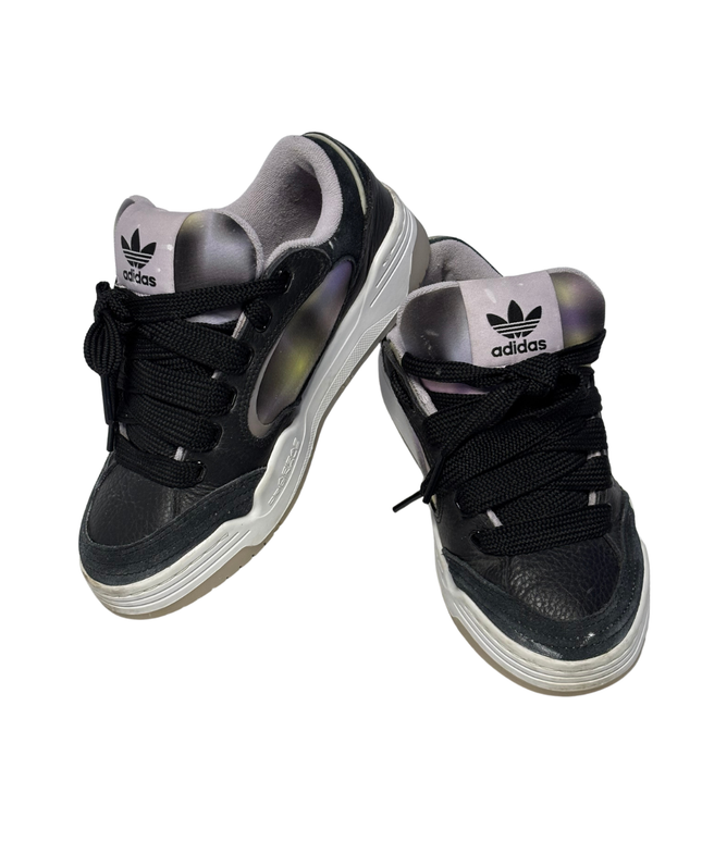 Adidas Black Adimatic Chunky Leather Sneakers