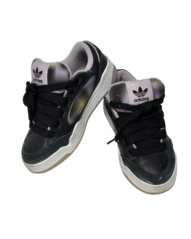 Adidas Black Adimatic Chunky Leather Sneakers