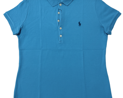 Ralph Lauren Classic Fit Embroidered Pony Blue Polo Shirt