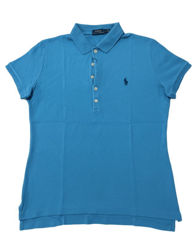 Ralph Lauren Classic Fit Embroidered Pony Blue Polo Shirt