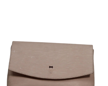 Ted Baker Taupe Textured Envelope Clutch Bag