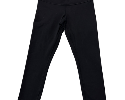 Lululemon Black Low-Rise Cropped Activewear Leggings