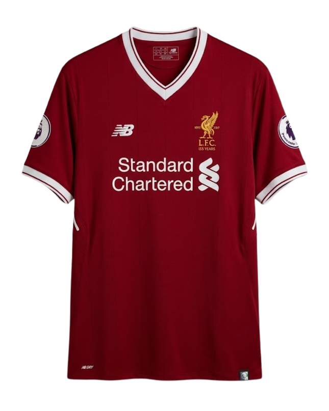 New Balance Red Liverpool FC 125 Years Anniversary ACTON 50 Jersey