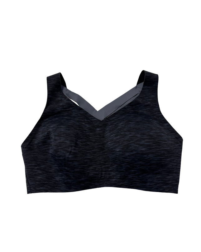 Lululemon Dark Grey Heathered Enlite Bra High Support Sports Bra