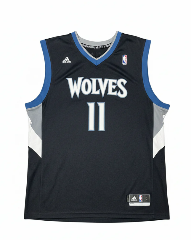 Adidas Black Minnesota Timberwolves J.J. Barea #11 NBA Jersey