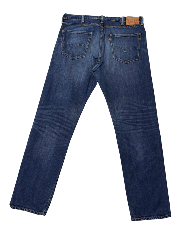Levi's Classic Blue Straight Leg Denim Jeans