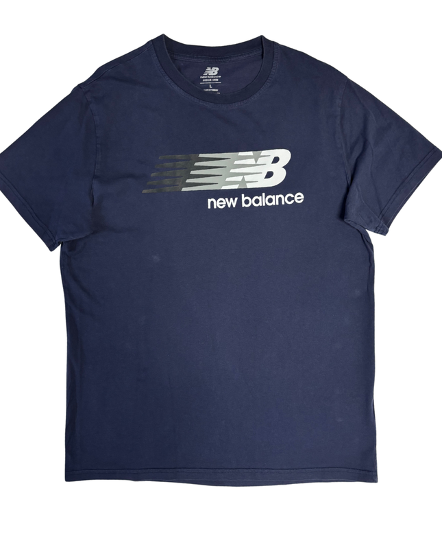 New Balance Navy Blue Graphic Logo T-Shirt