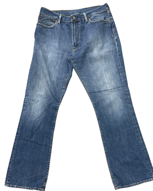 Polo Ralph Lauren Blue Faded Straight Leg Jeans