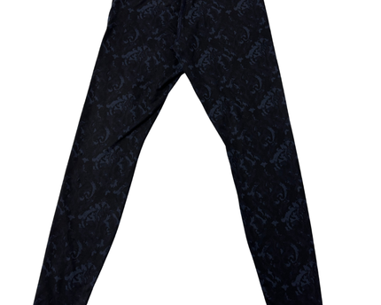 Lululemon Navy Blue Patterned Active Leggings