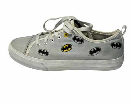 Batman Light Blue Graphic Print Sneakers