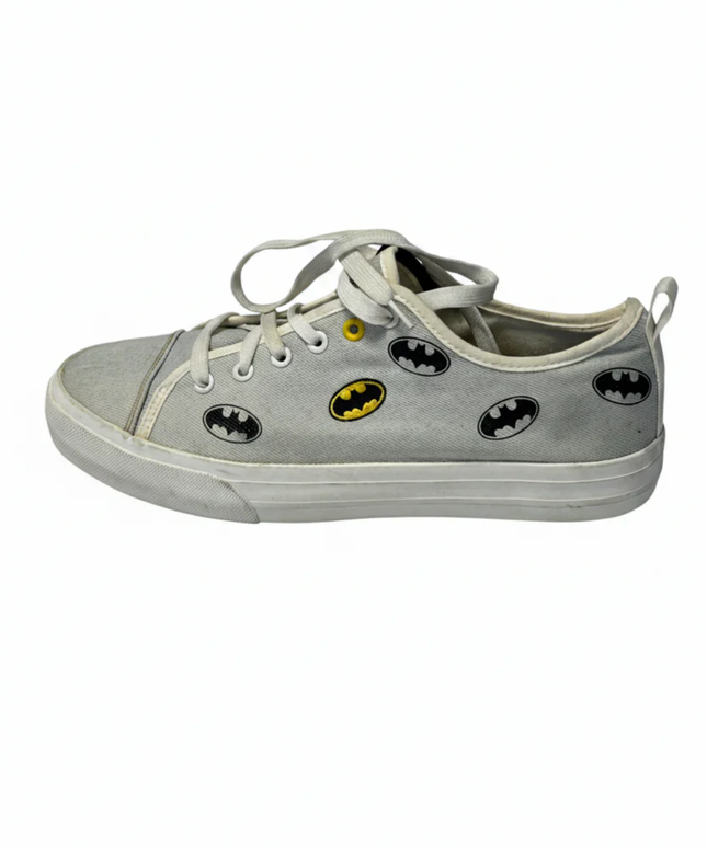 Batman Light Blue Graphic Print Sneakers