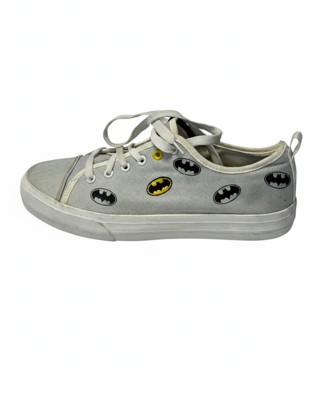 Batman Light Blue Graphic Print Sneakers