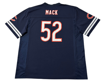 NFL Team Apparel Chicago Bears Khalil Mack #52 Navy Blue Jersey