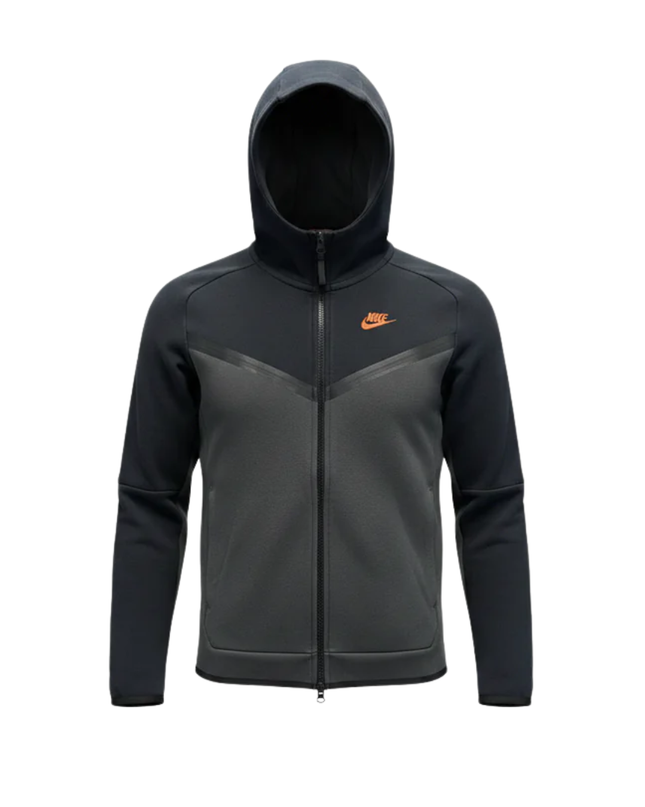 Nike Black Swoosh Colorblock Hoodie