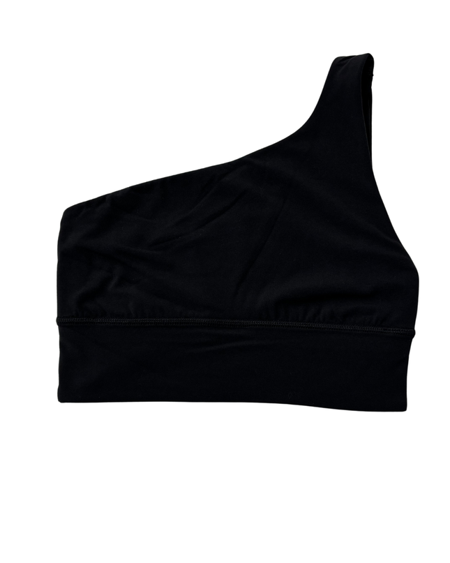 Lululemon Black One-Shoulder Sports Bra