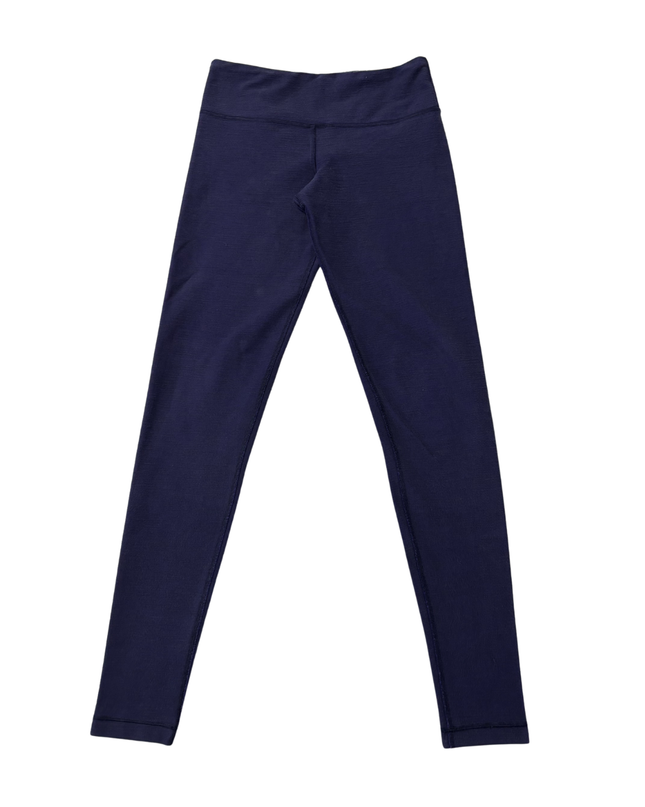 Lululemon Navy Blue High-Rise Performance Leggings