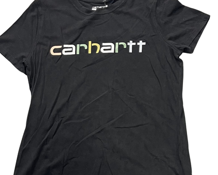 Carhartt Black Graphic Logo Short Sleeve Tee