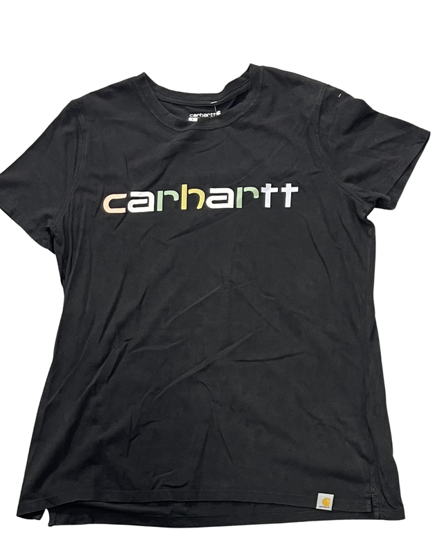 Carhartt Black Graphic Logo Short Sleeve Tee