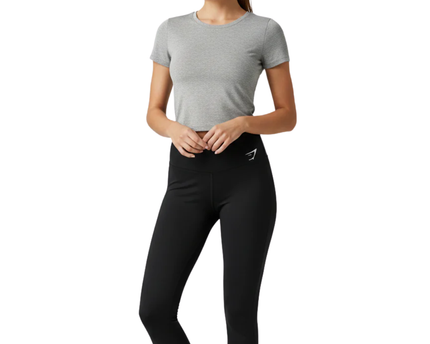 Gymshark Black High-Rise Performance Leggings