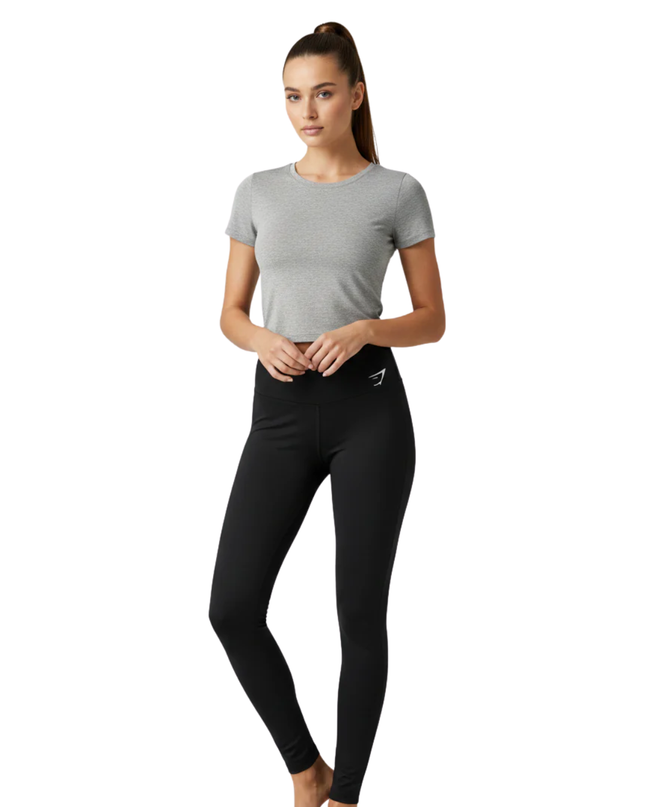 Gymshark Black High-Rise Performance Leggings