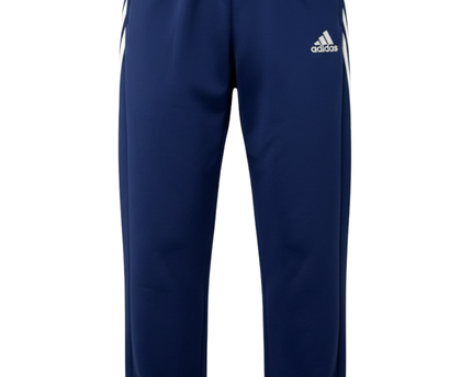Adidas Navy Blue Three-Stripe Men's Track Pants