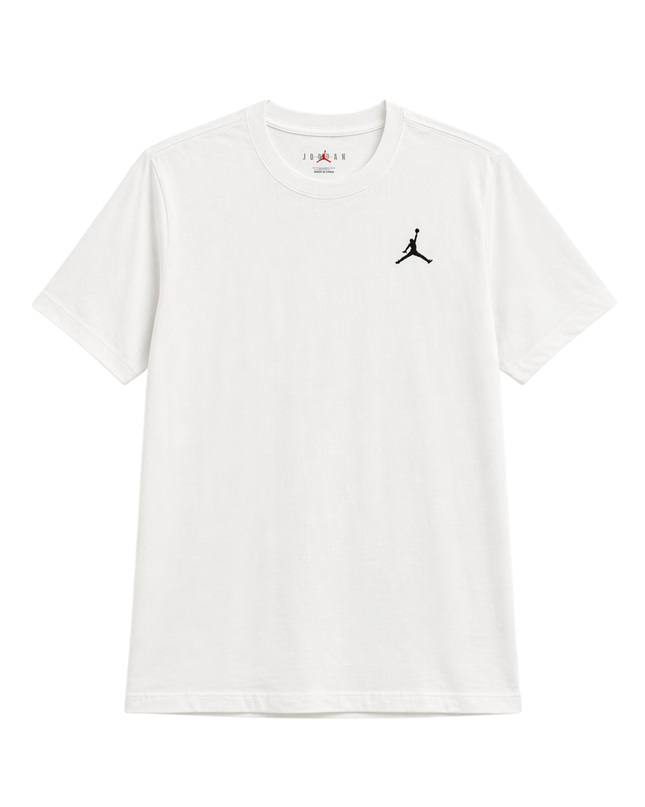 Jordan White Jumpman Logo Crew Neck T-Shirt