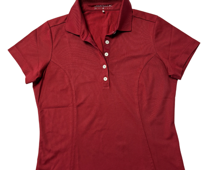 Nike Golf Red Women's Dri-FIT Performance Polo Shirt