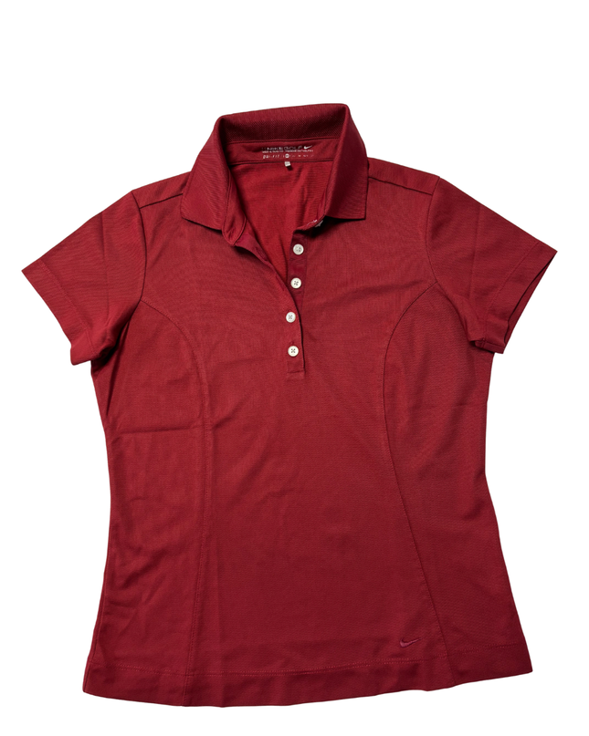 Nike Golf Red Women's Dri-FIT Performance Polo Shirt