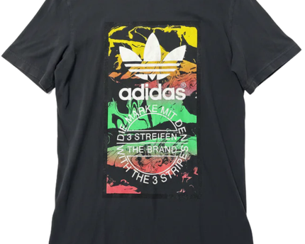 Adidas Black Trefoil Graphic T-Shirt