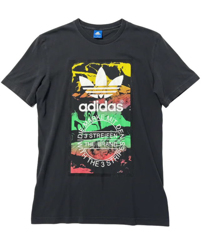 Adidas Black Trefoil Graphic T-Shirt