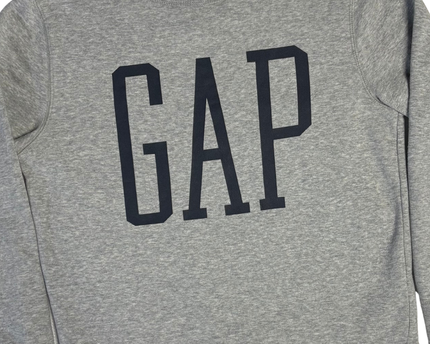 Gap Kids Grey Graphic Crewneck Sweatshirt