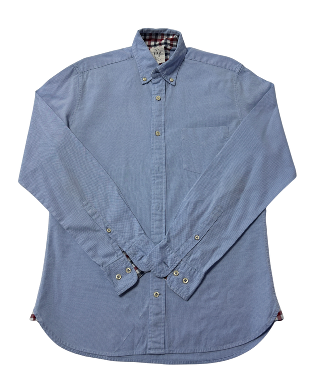 T.M. Lewin Blue Thomas Mayes Casual Button-Down Shirt