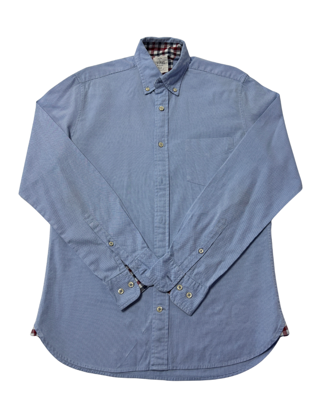 T.M. Lewin Blue Thomas Mayes Casual Button-Down Shirt