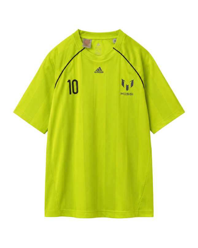 Adidas Neon Green Messi 10 Graphic Training Jersey