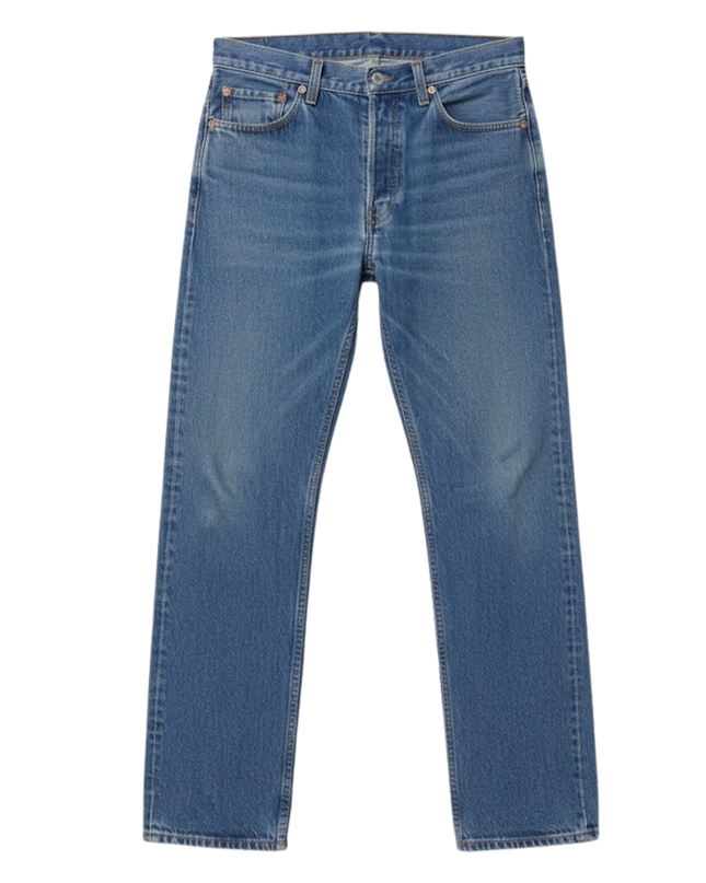 Levi's Blue 501 Original Straight Leg Vintage Jeans