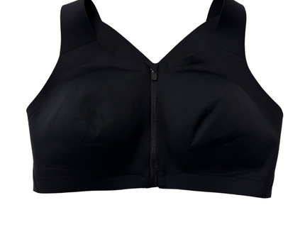 Lululemon Black Front-Zip High Support Sports Bra