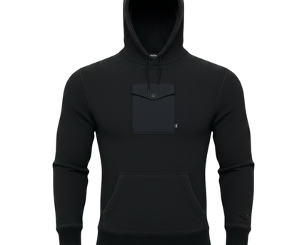 Nike SB Black Waffle Knit Utility Pocket Hoodie