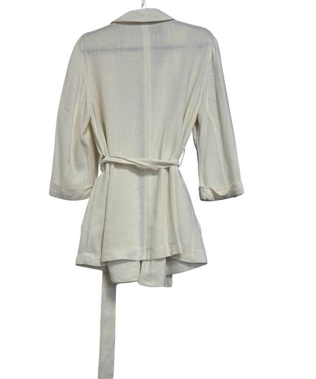 Dorothy Perkins Off-white Belted Blazer
