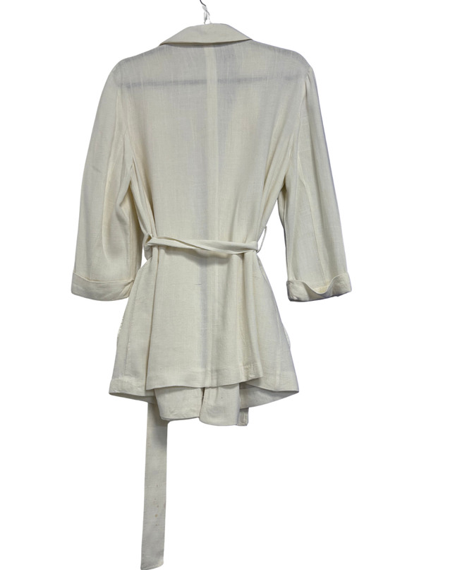 Dorothy Perkins Off-white Belted Blazer