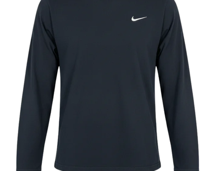Nike Navy Swoosh Long Sleeve T-Shirt