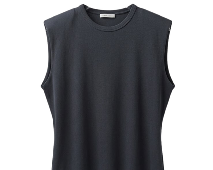 Pull&Bear Dark Grey Sleeveless Muscle Tank Top