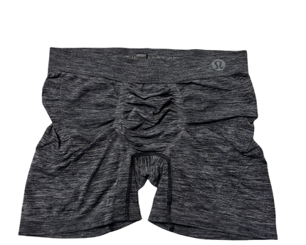 Lululemon Dark Grey Heather Seamless Tight Athletic Shorts