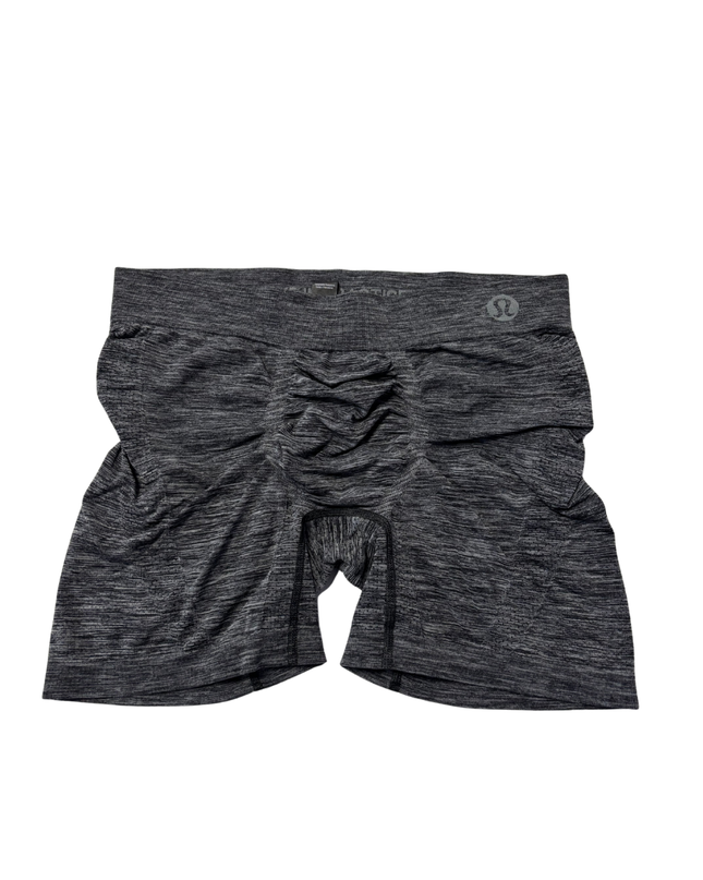 Lululemon Dark Grey Heather Seamless Tight Athletic Shorts