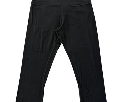 Lululemon Black High-Rise Cropped Performance Leggings