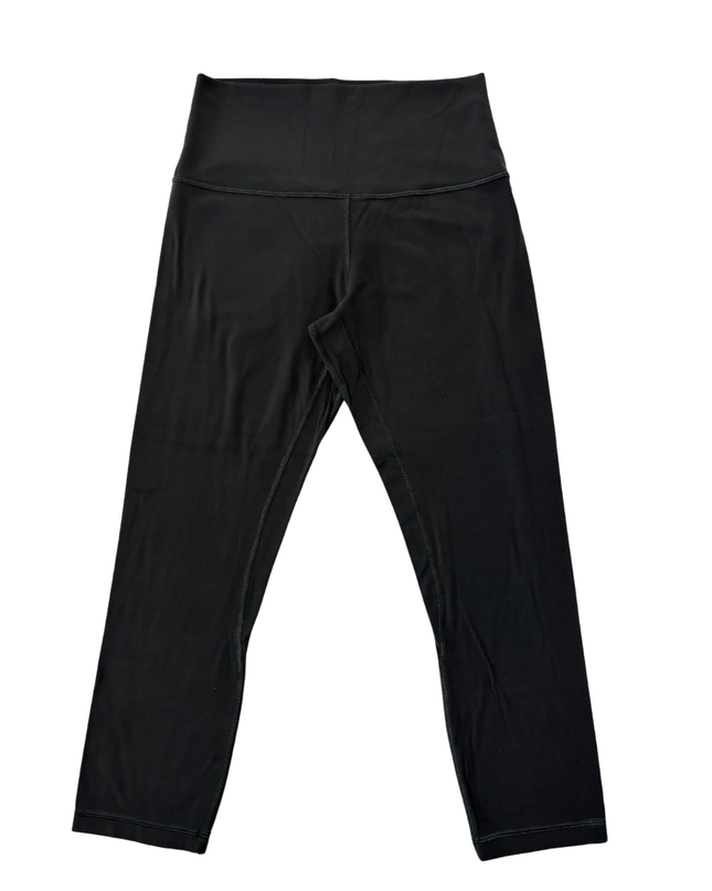 Lululemon Black High-Rise Cropped Performance Leggings