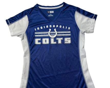 NFL Team Apparel Blue Indianapolis Colts Graphic Women's Jersey
